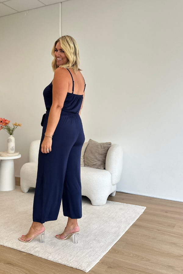 Fay Jumpsuit - Navy