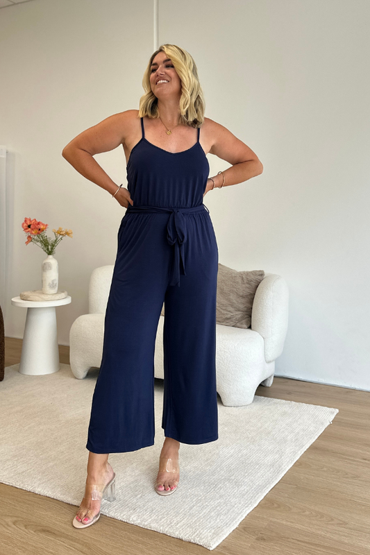 Fay Jumpsuit - Navy