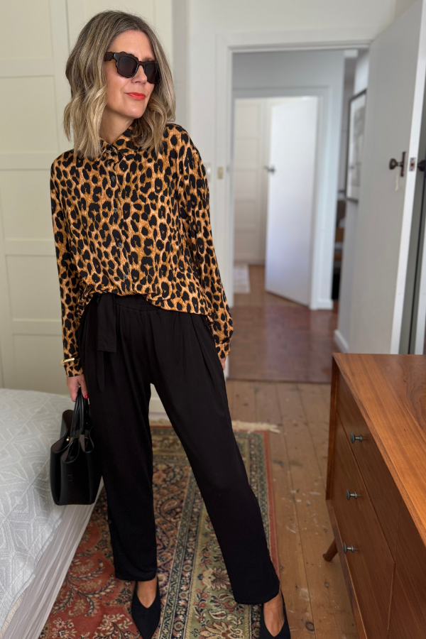 Isla Bamboo Shirt - Leopard - FINAL SALE
