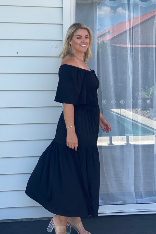 Eden Bamboo Dress - Black