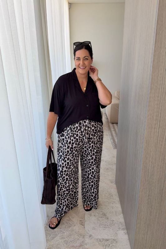 Rosie Bamboo Shirt - Black