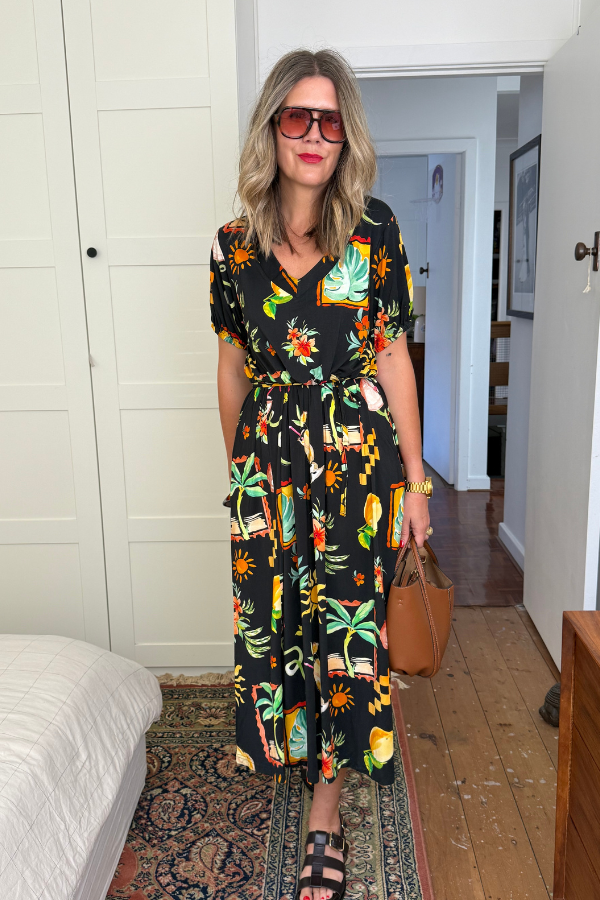 Zia Bamboo Dress - Paradise Print