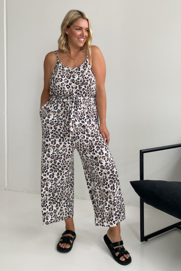 Fay Jumpsuit - Animal Print