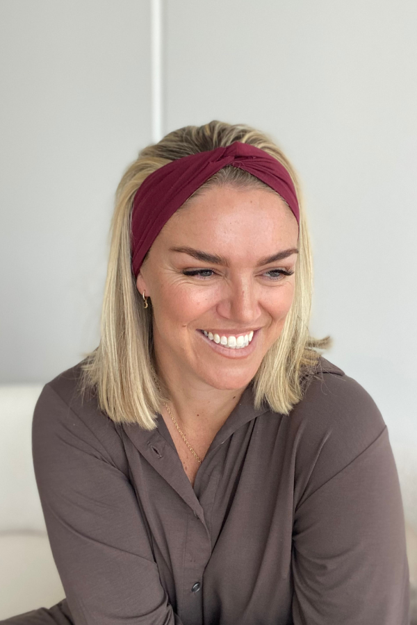 Headband - Burgundy