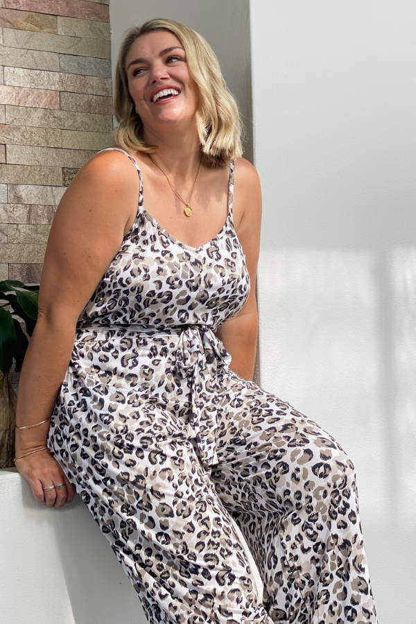 Fay Jumpsuit - Animal Print