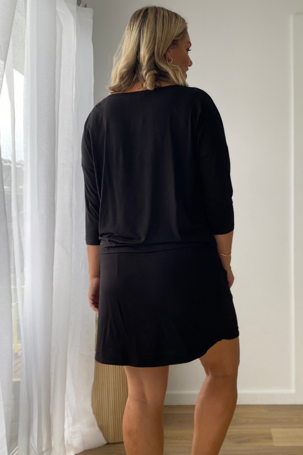 Thalia Bamboo Skirt - Black