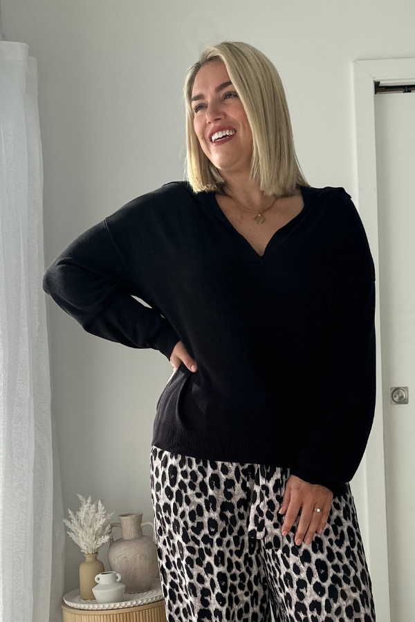 Ezi Bamboo Jumper - Black