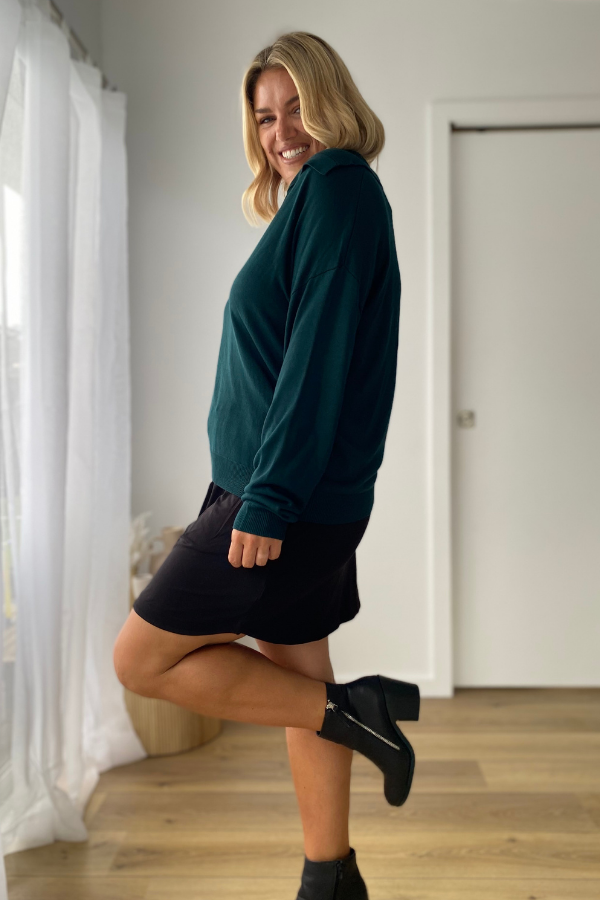 Ezi Bamboo Jumper - Emerald