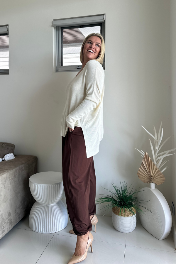 Addison Bamboo Jumper - Cream
