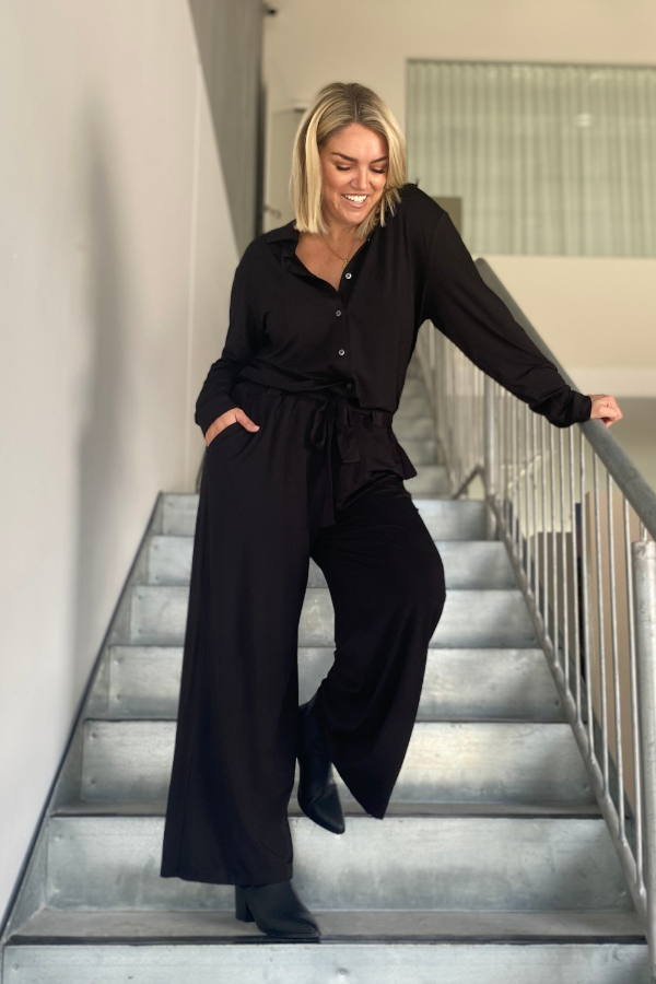 Isla Bamboo Shirt - Black