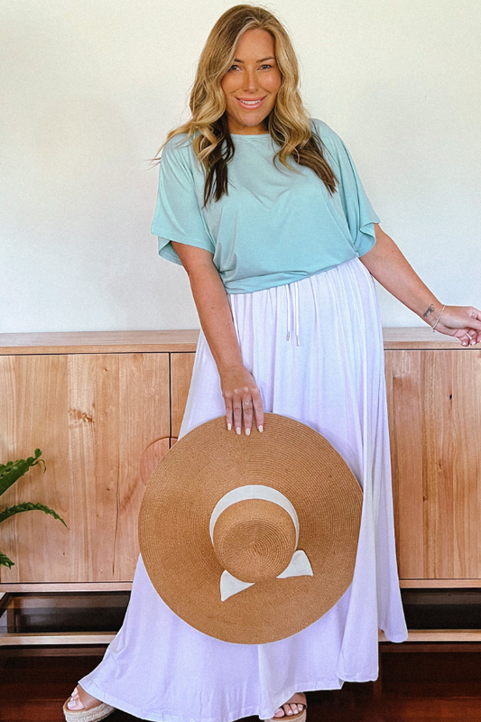 Penelope Maxi Skirt - White - Final Sale