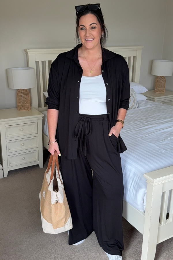 Isla Bamboo Shirt - Black