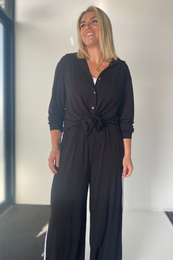 Isla Bamboo Shirt - Black