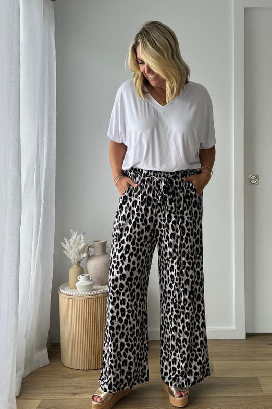 Olivia Bamboo Top - White