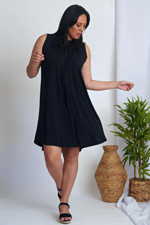 Jamie Bamboo Dress - Black