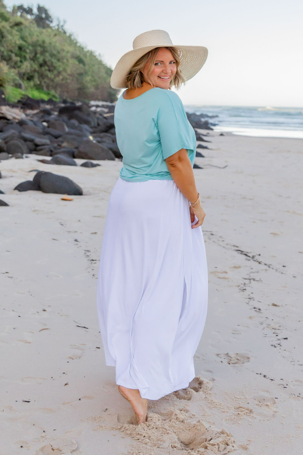 Penelope Maxi Skirt - White
