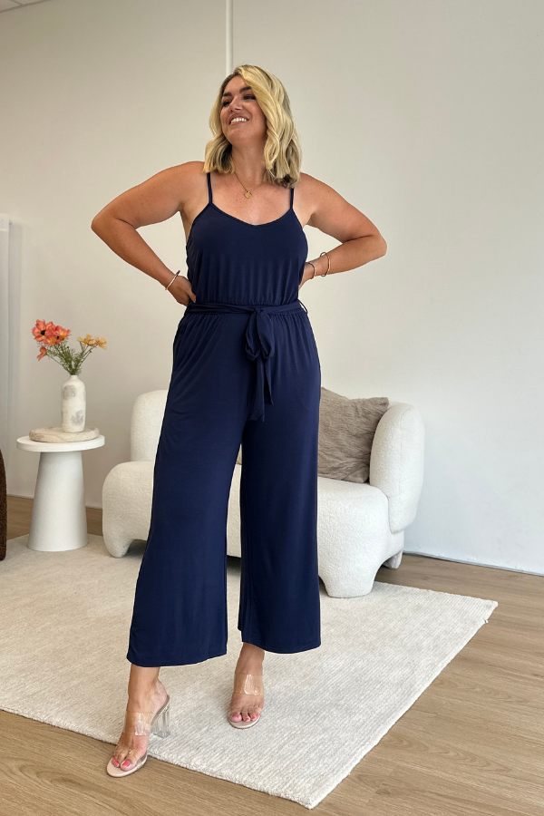 Fay Jumpsuit - Navy