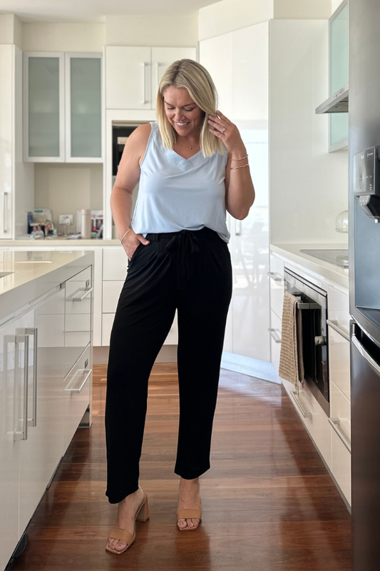 Sienna Bamboo Pant - Black