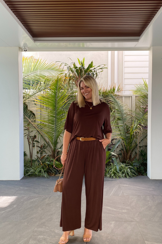 Mara Bamboo Top - Chocolate