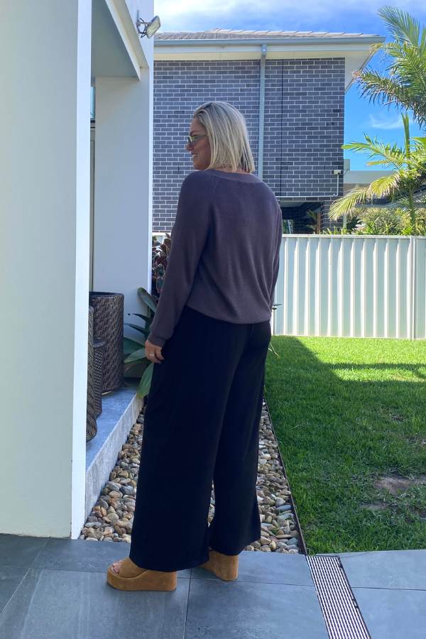 Jayda Bamboo Cardigan - Shadow