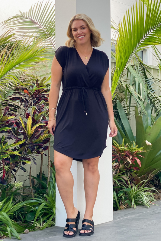 Ellie Bamboo Dress - Black