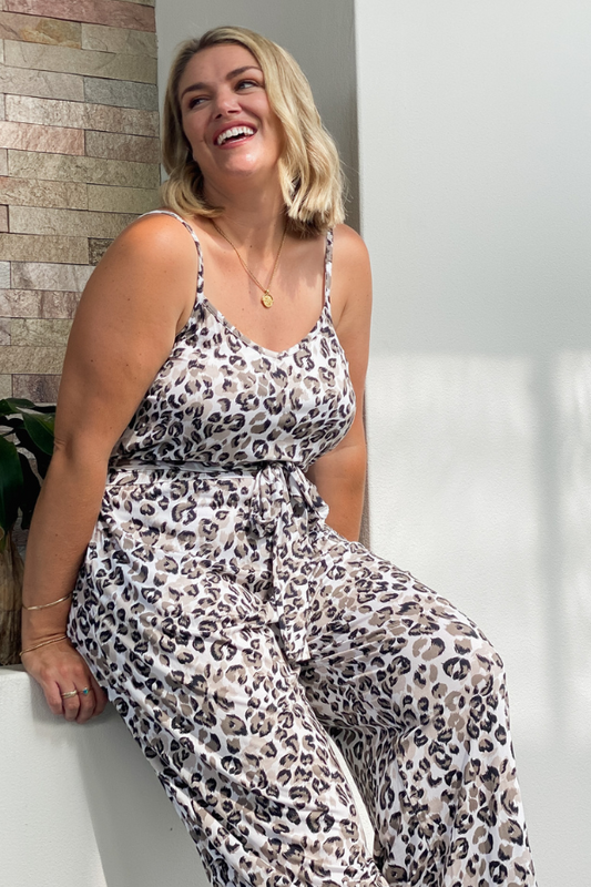 Fay Jumpsuit - Animal Print