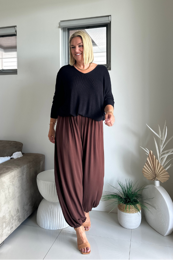 Addison Bamboo Jumper - Black