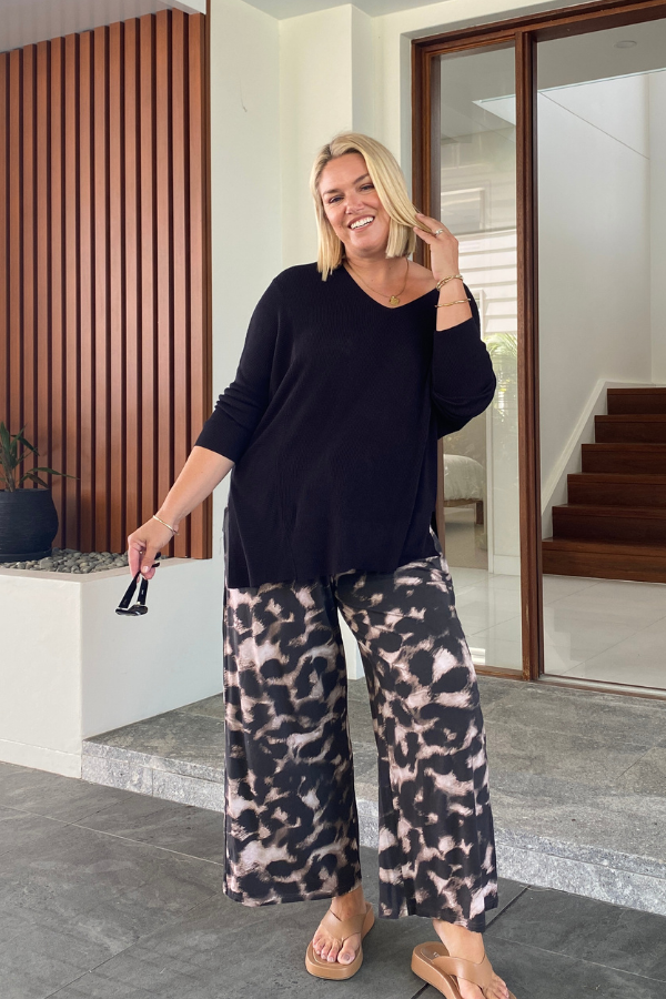 Addison Bamboo Jumper - Black