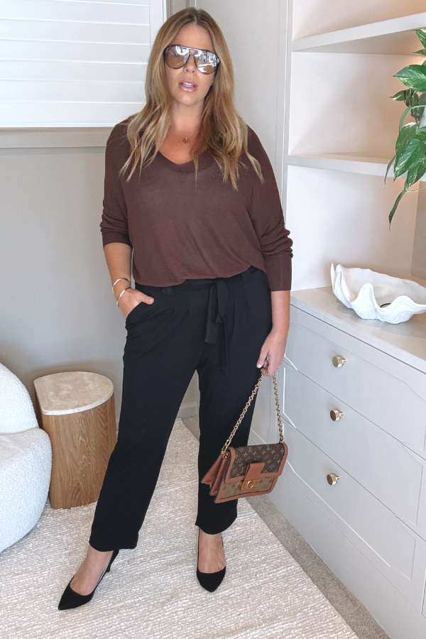 Sienna Bamboo Pant - Black
