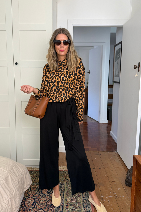 Isla Bamboo Shirt - Leopard - FINAL SALE