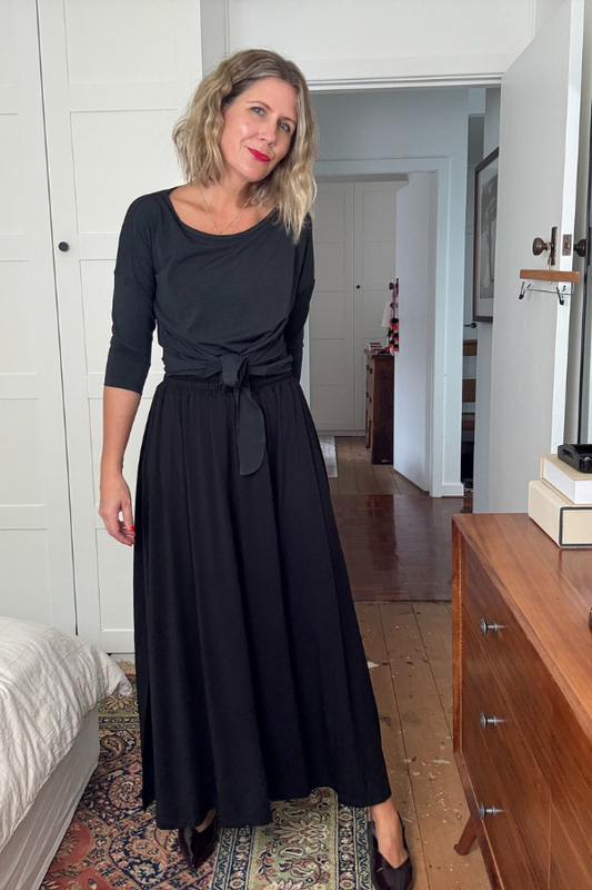 Penelope Maxi Skirt - Black