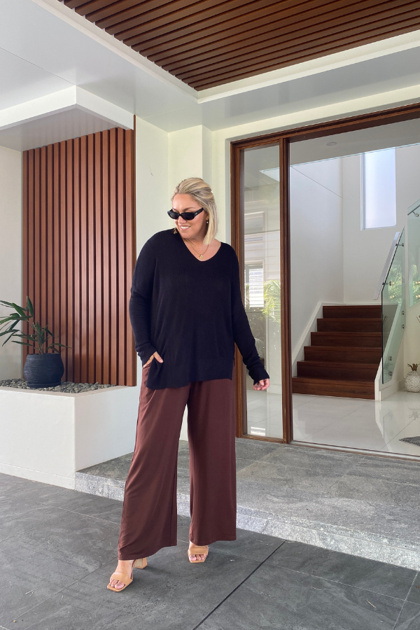 Addison Bamboo Jumper - Black