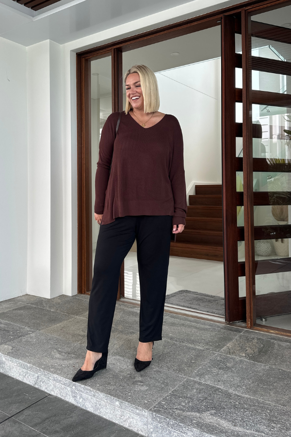 Sienna Bamboo Pant - Black