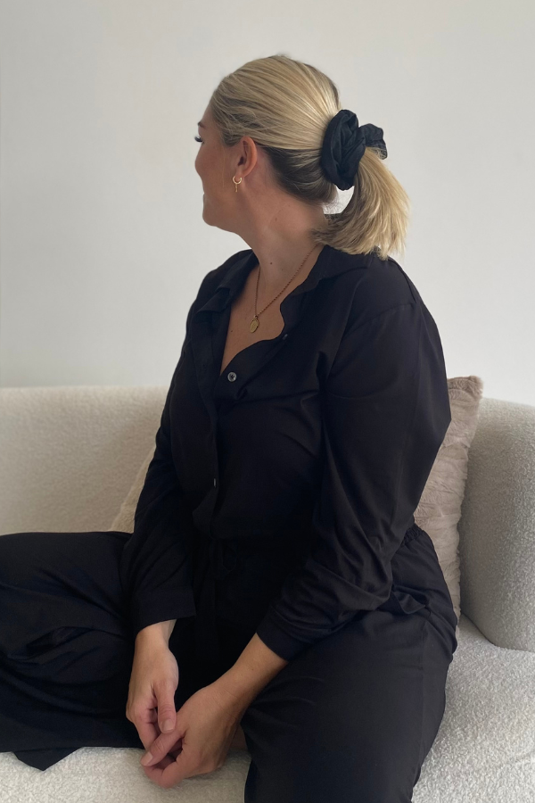 Scrunchie - Charcoal Marle