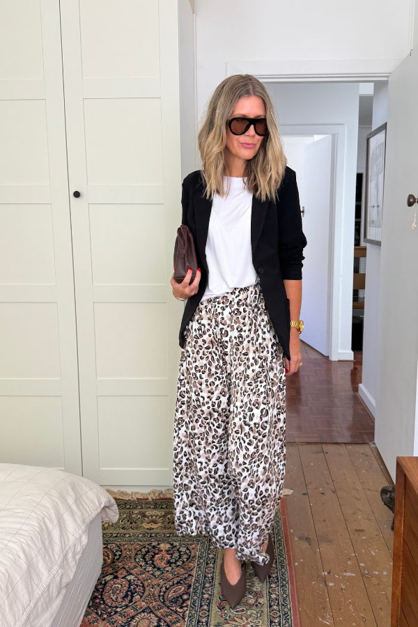 Alexa Bamboo Pant - Desert Leopard