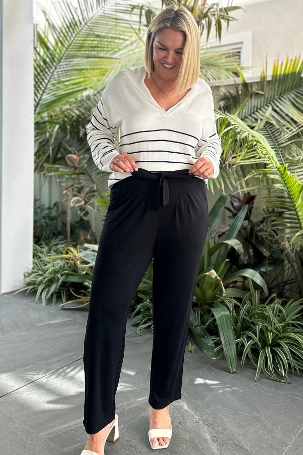 Sienna Bamboo Pant - Black