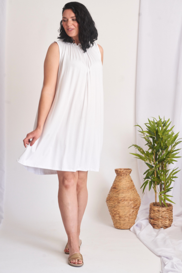 Jamie Mini Dress - White