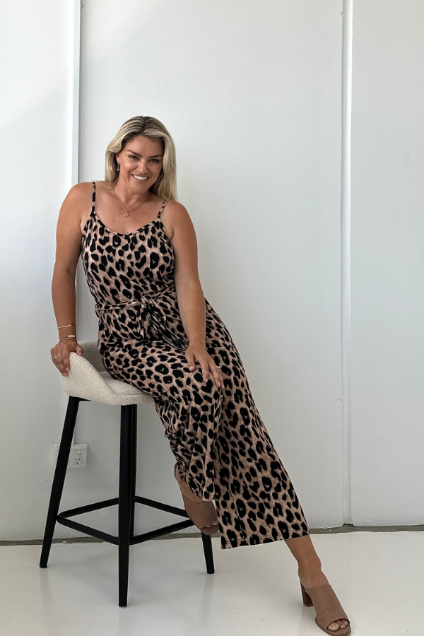 Fay Jumpsuit - Luxe Leopard