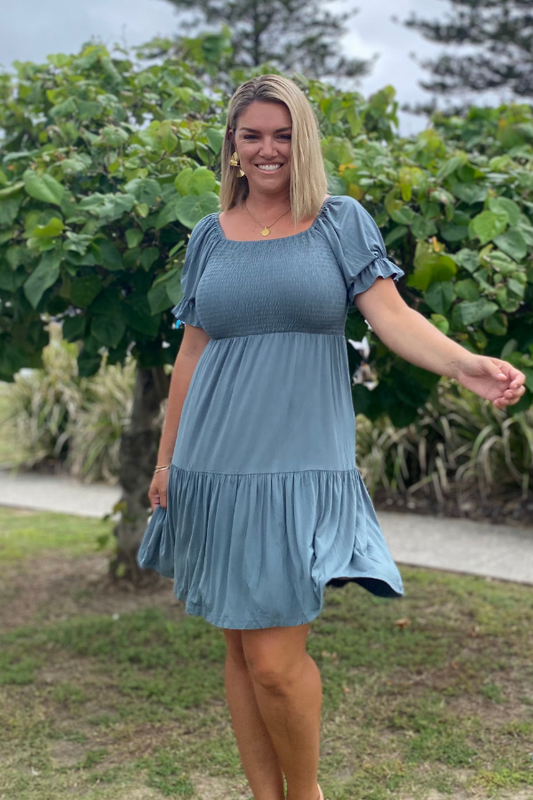 GEMMA BAMBOO DRESS - SAGE