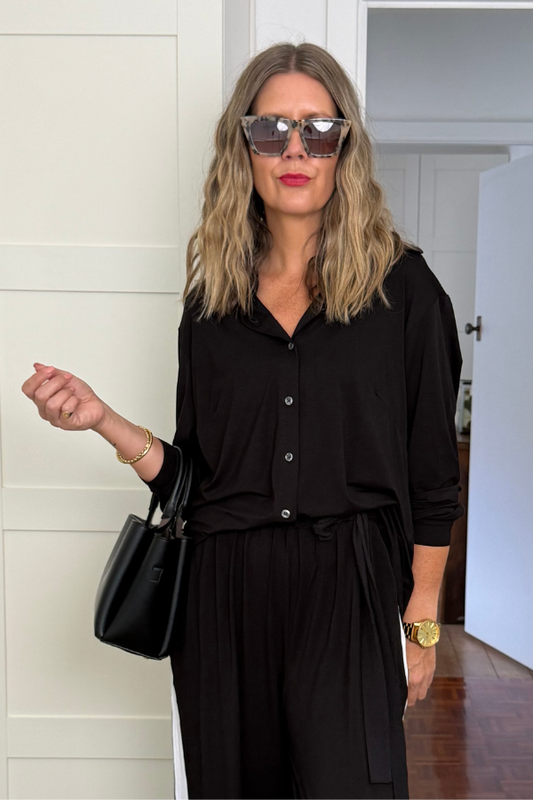 Isla Bamboo Shirt - Black