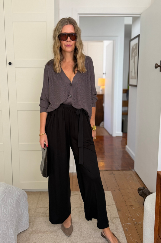 Alexa Bamboo Pant - Black