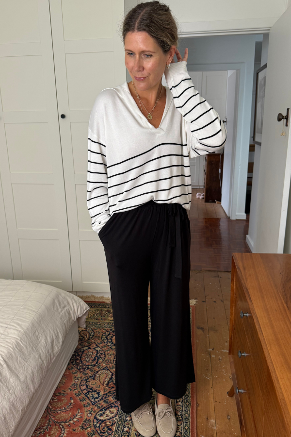 Alexa Bamboo Pant - Black